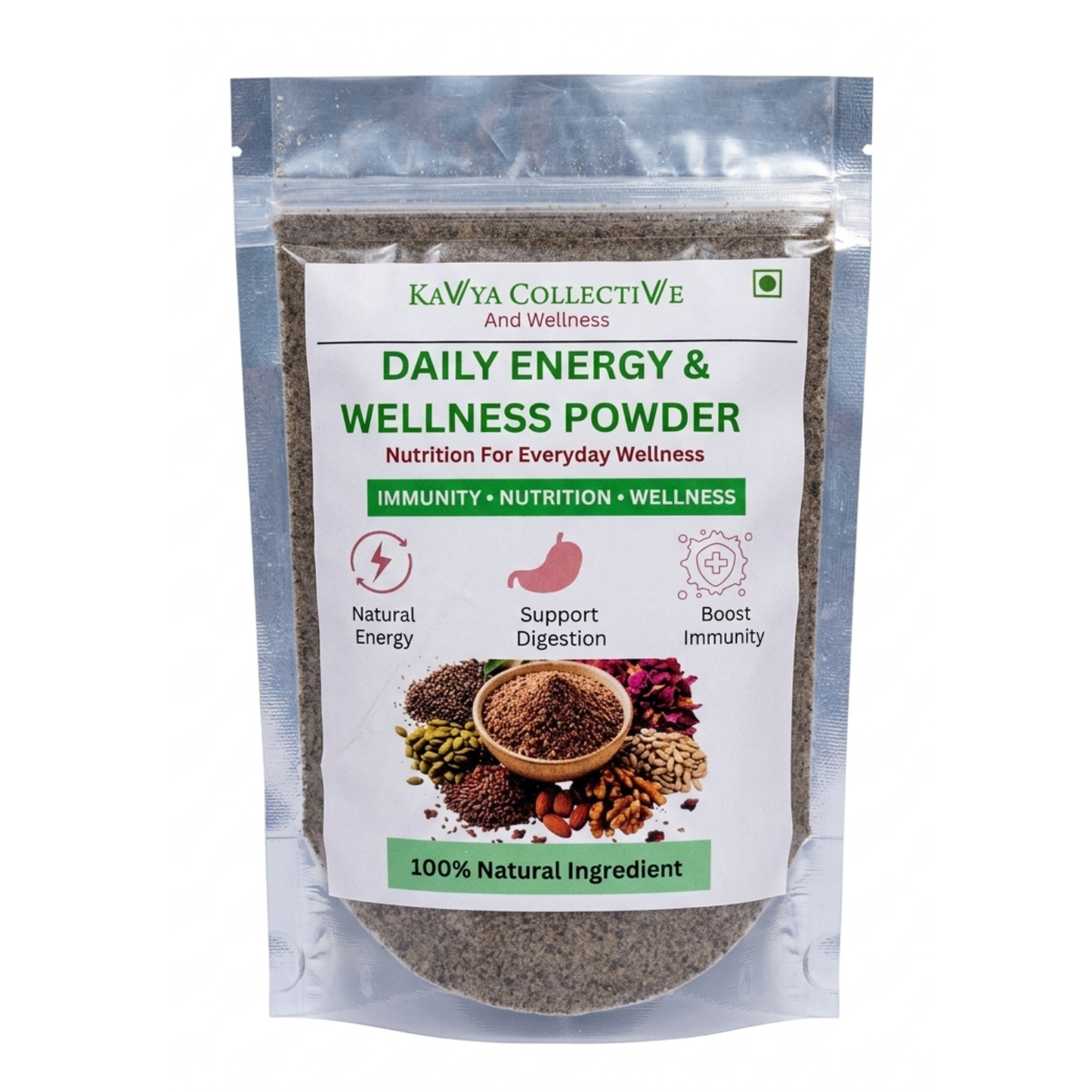Kavya Collective Daily Energy Powder for Immunity & Wellness