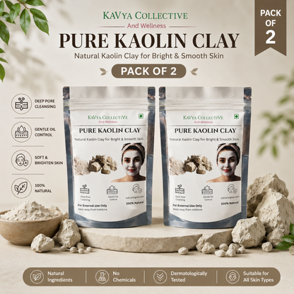 Kaolin Clay Skin Purifying Face Mask Powder | Gentle Purifying Face Mask