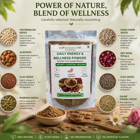 Kavya Collective Daily Seed Mix Powder for Energy, Immunity & Wellness